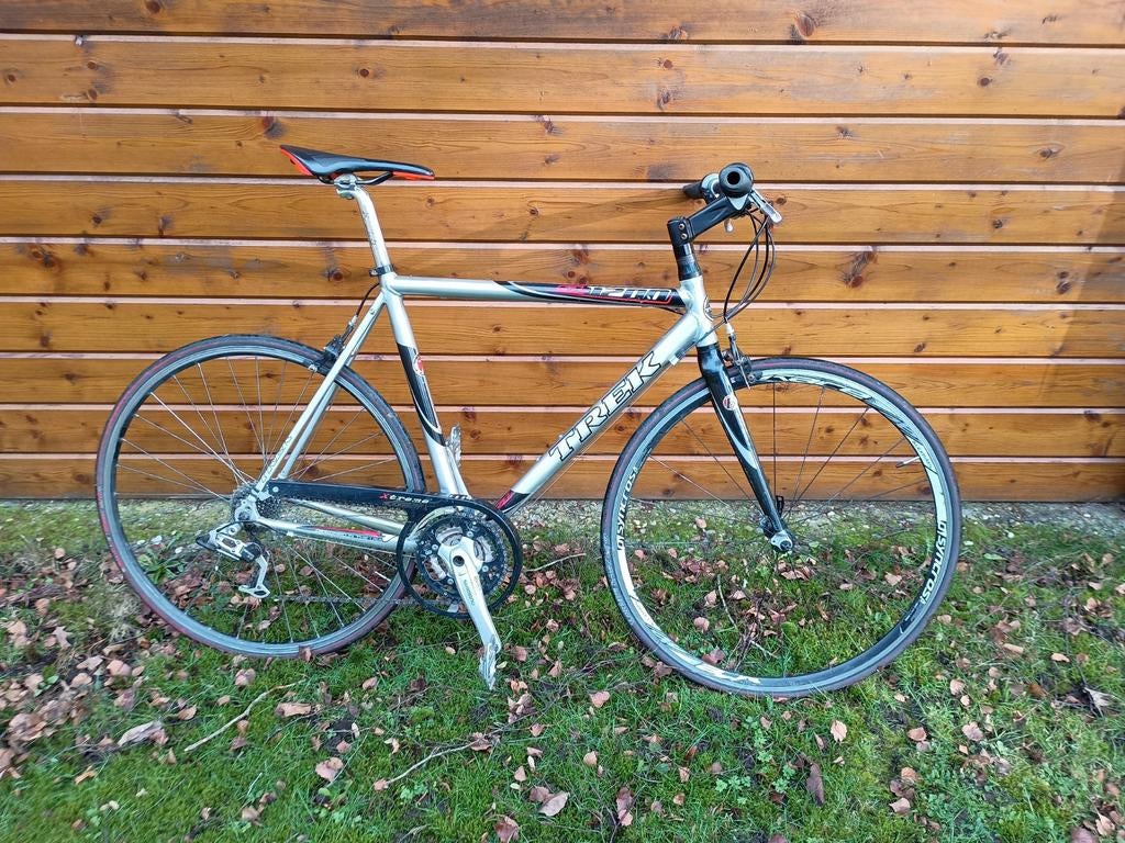 Trek sl 1200 koersfiets met recht stuur, Fietsen en Brommers, 28 inch, Gebruikt, Meer dan 20 versnellingen, 53 tot 57 cm