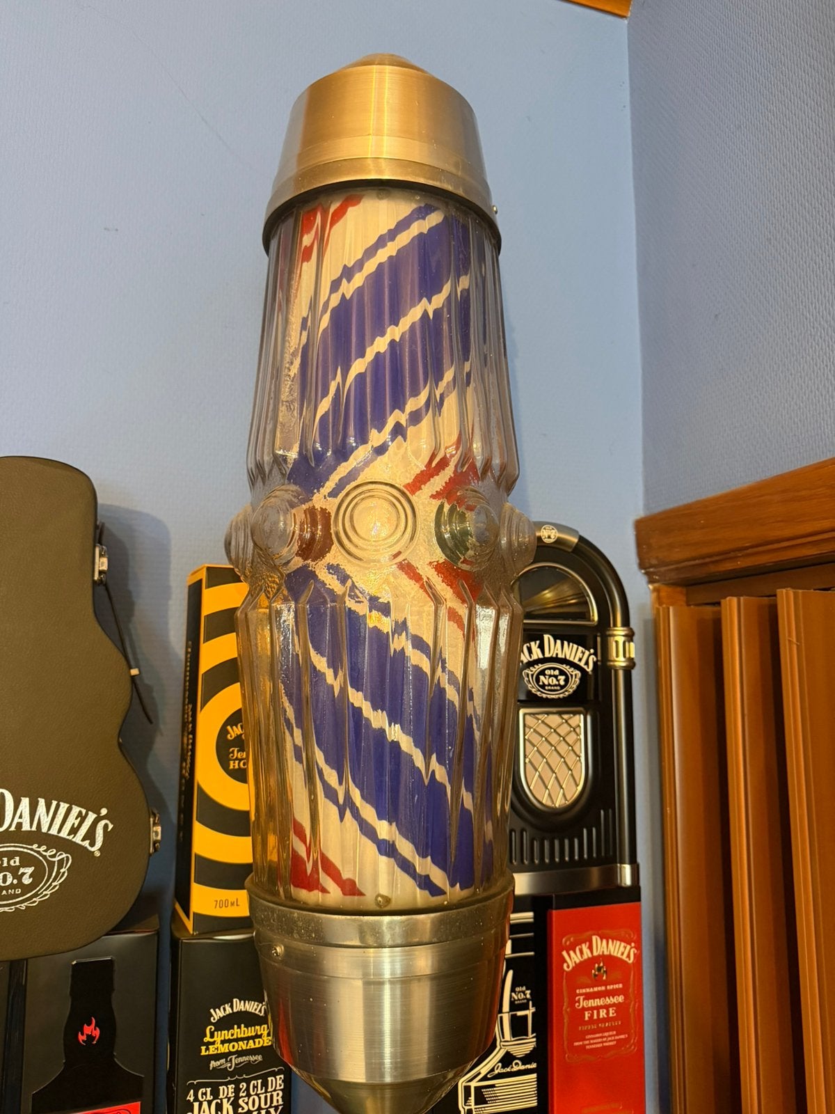 Barber pole, Verzamelen, Automaten | Overige, Ophalen, Zo goed als nieuw