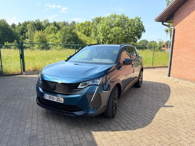 Peugeot 3008 automaat GT uitvoering, Automaat, 1199 cc, Blauw, Leder en Stof