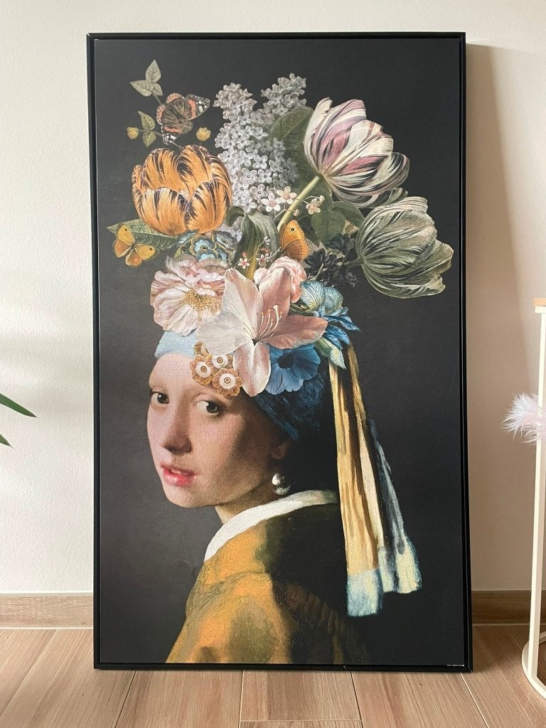 Schilderij meisje met de parel, Antiek en Kunst, Ophalen