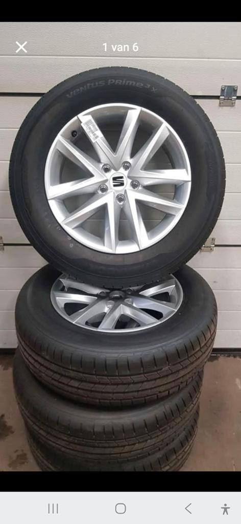 Roues 17 pouces d'origine Seat Tarraco/VW Tiguan. NOUVEAU ! , Pneus et Jantes, 215 mm, Enlèvement ou Envoi, Pneus été