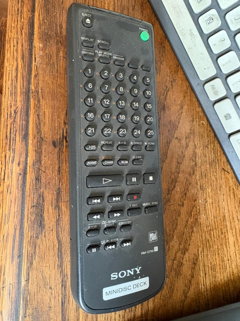 Télécommande original Sony MDS JE330, Ophalen of Verzenden, Zo goed als nieuw