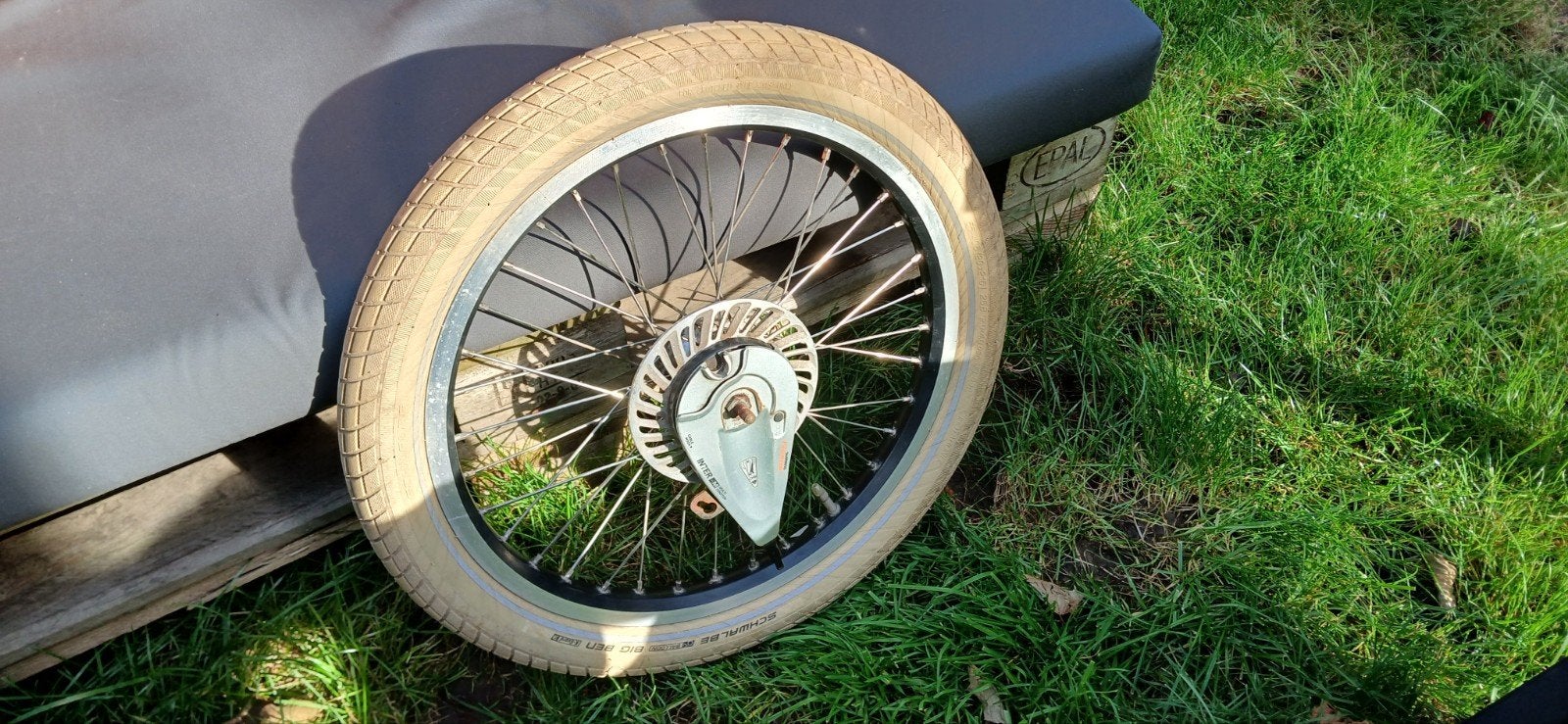 Voorwiel voor bakfiets, Fietsen en Brommers, Ophalen, Gebruikt