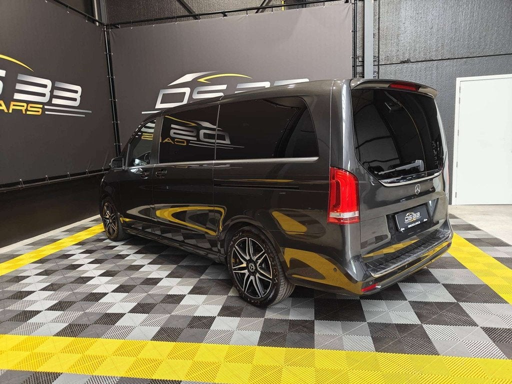 Mercedes-Benz V-Klasse 300 d AMG 5-zit/LED/Warm+koud Leder/3, Autos, Cuir, Argent ou Gris, Entreprise, 5 portes