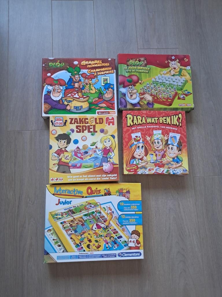 Leuke Kinder Gezelschapspellen (€12 euro per stuk), Hobby & Loisirs créatifs, Jeux de société | Autre, Enlèvement