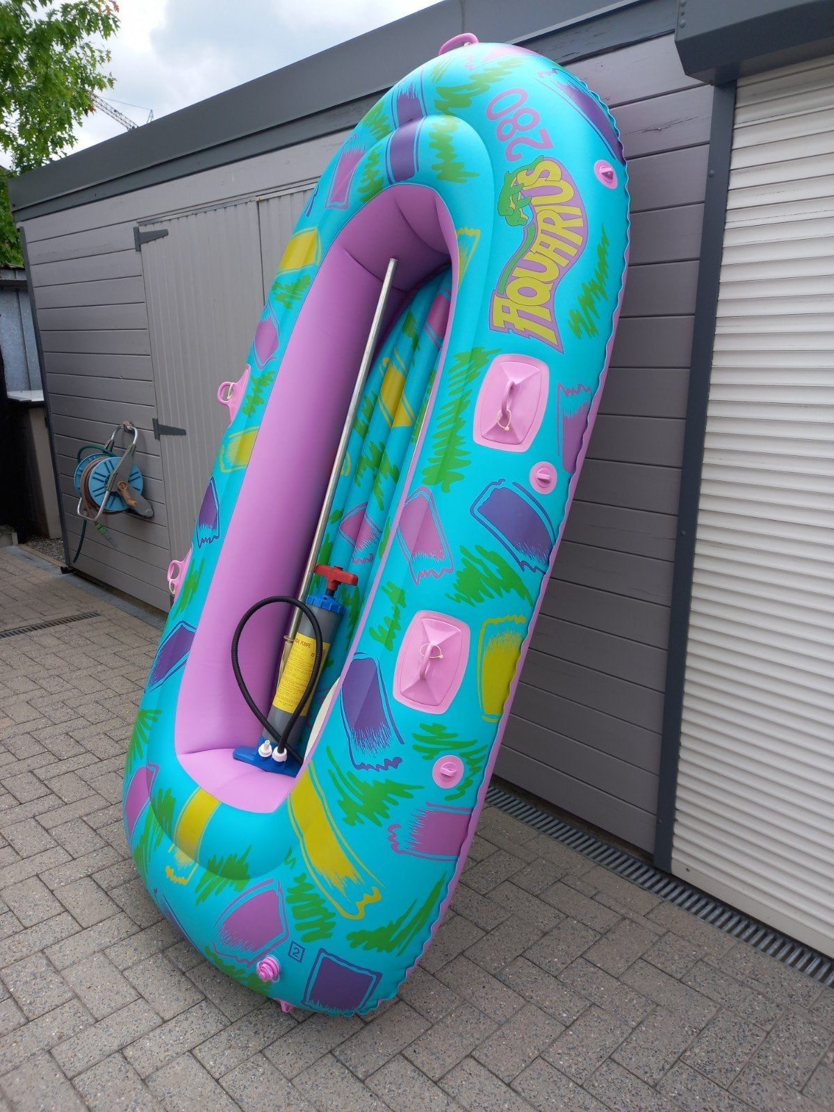 Roeiboot voor 2pers, Ophalen