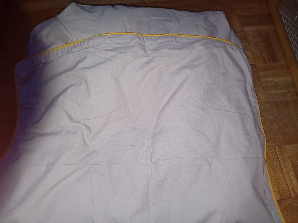 Housse couette lit 2 personnes, Oreiller, Gris, Enlèvement, IKEA