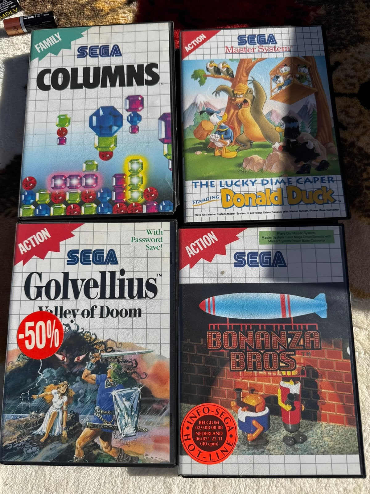 Sega games, Games en Spelcomputers, Ophalen of Verzenden, Master System