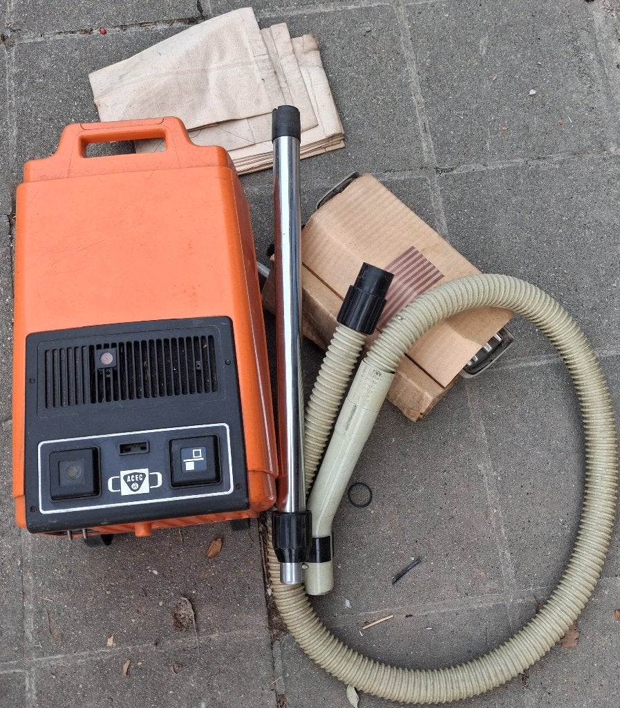 ancien aspirateur traineau vintage complet état ok, Collections, Enlèvement, Autres types