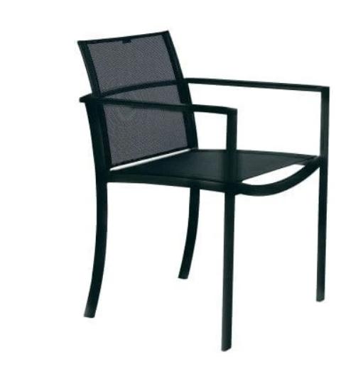 ensemble de 4 Royal Botania avec accoudoir ozon55, Enlèvement ou Envoi, Neuf, Aluminium, Empilable