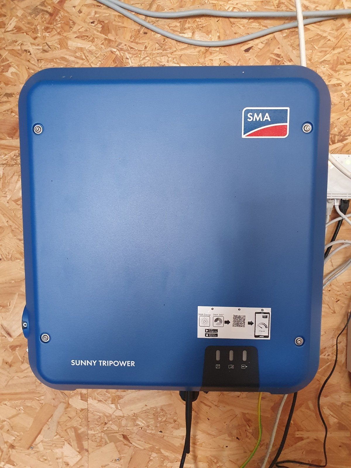 sma omvormer tripower stp4..., Ophalen