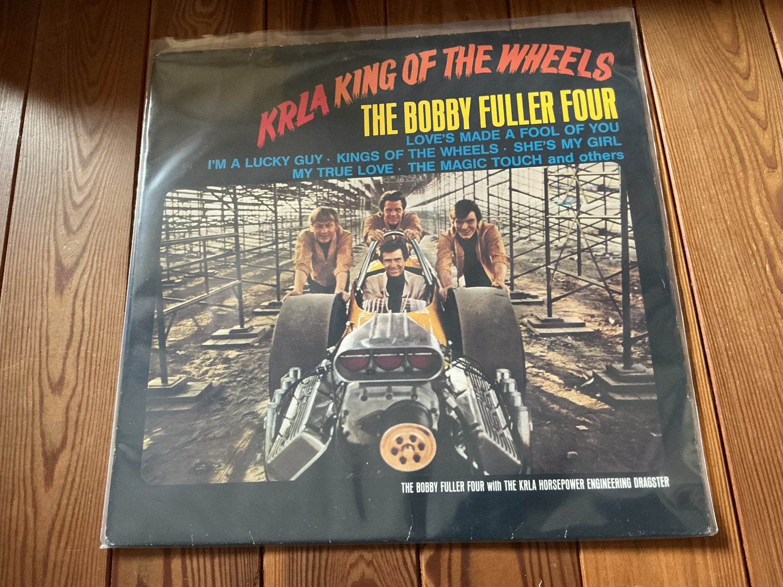 LP The Bobby Fuller Four - KRLA king of the wheels, Ophalen of Verzenden, Gebruikt
