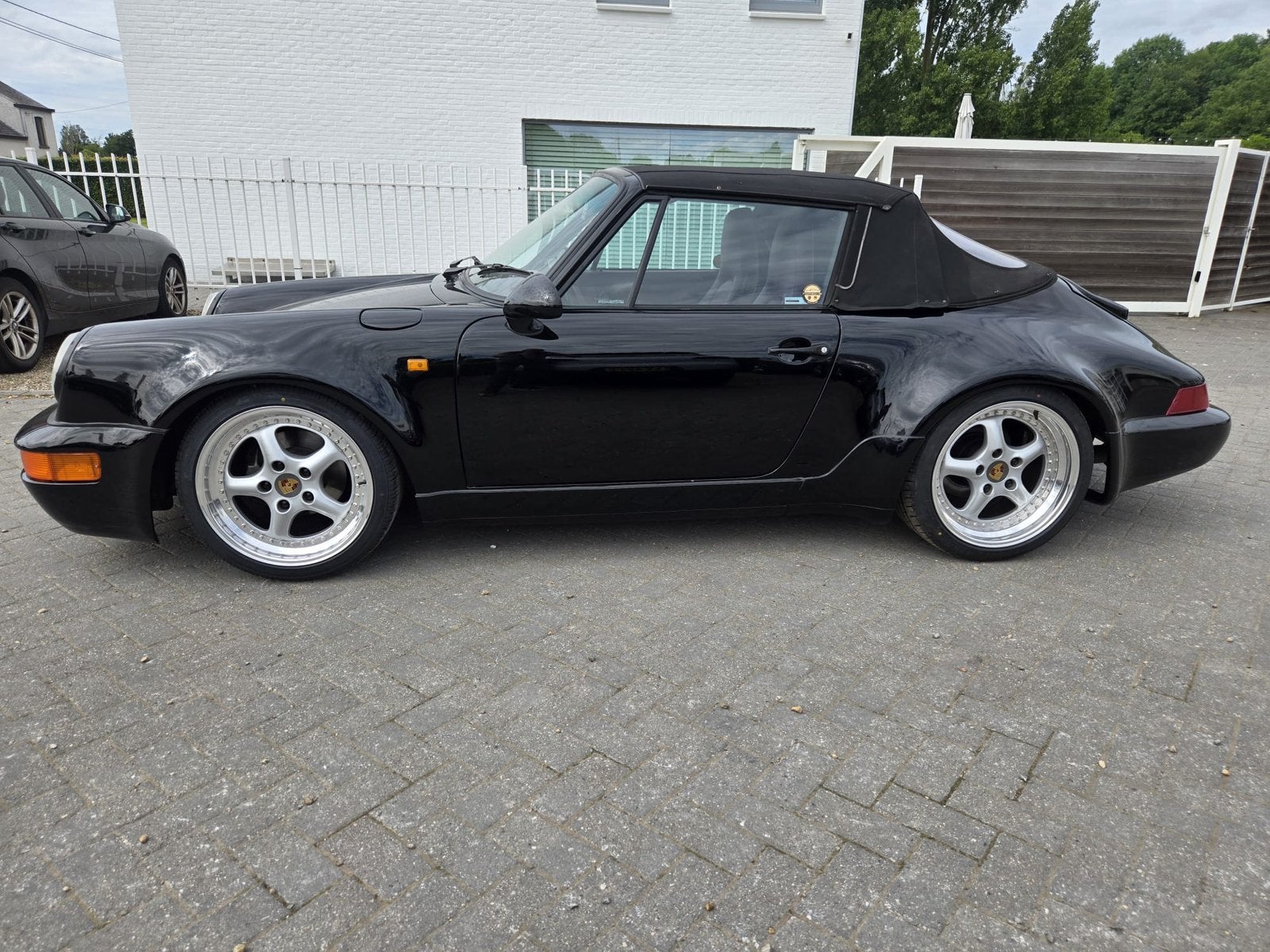 Porsche 911 cabrio turbo-look 1988,zeer goede staat!!, Auto's, Particulier, Te koop