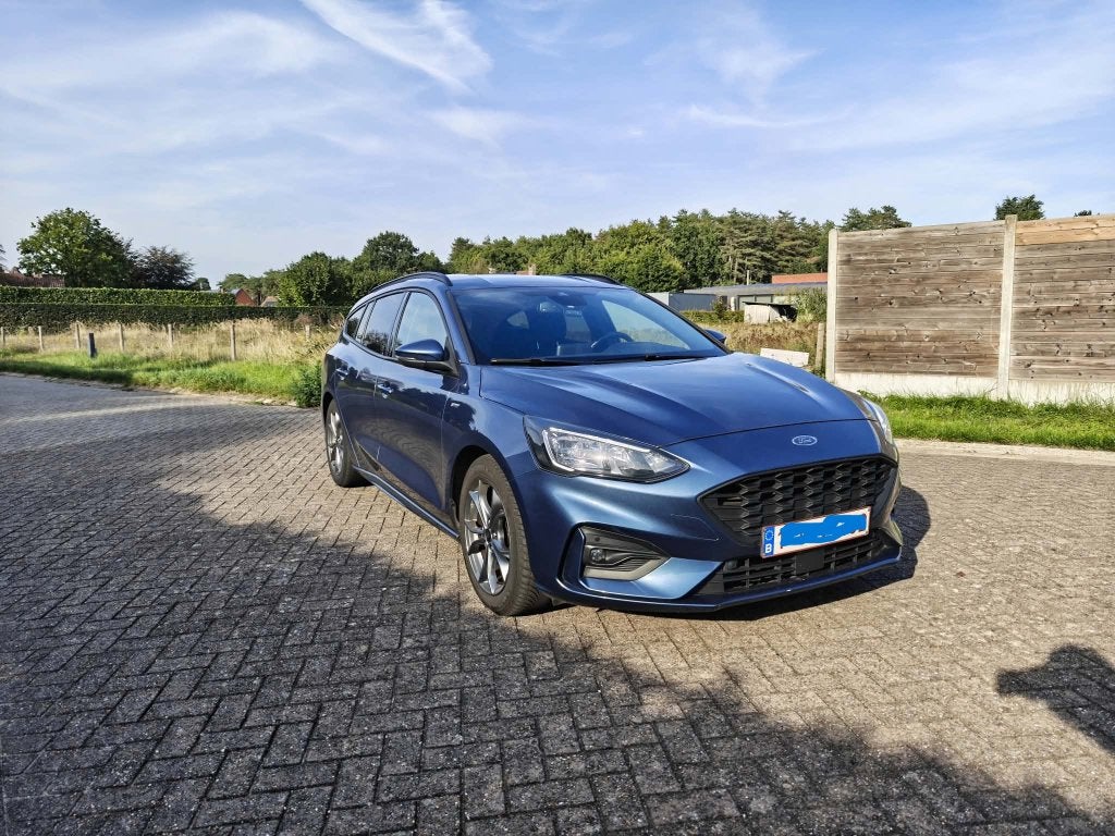 Ford Focus ST-line, Dealer onderhouden, Stof, Blauw, 5 deurs
