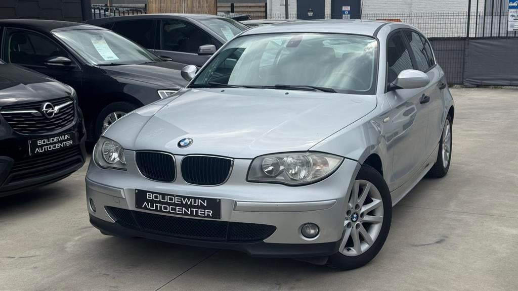 Bmw 1 Serie Topstaat 1.6Benzine 199.xxxkm 2005 Airco,Sensor, Zwart, 5 deurs, Euro 4, Stadsauto