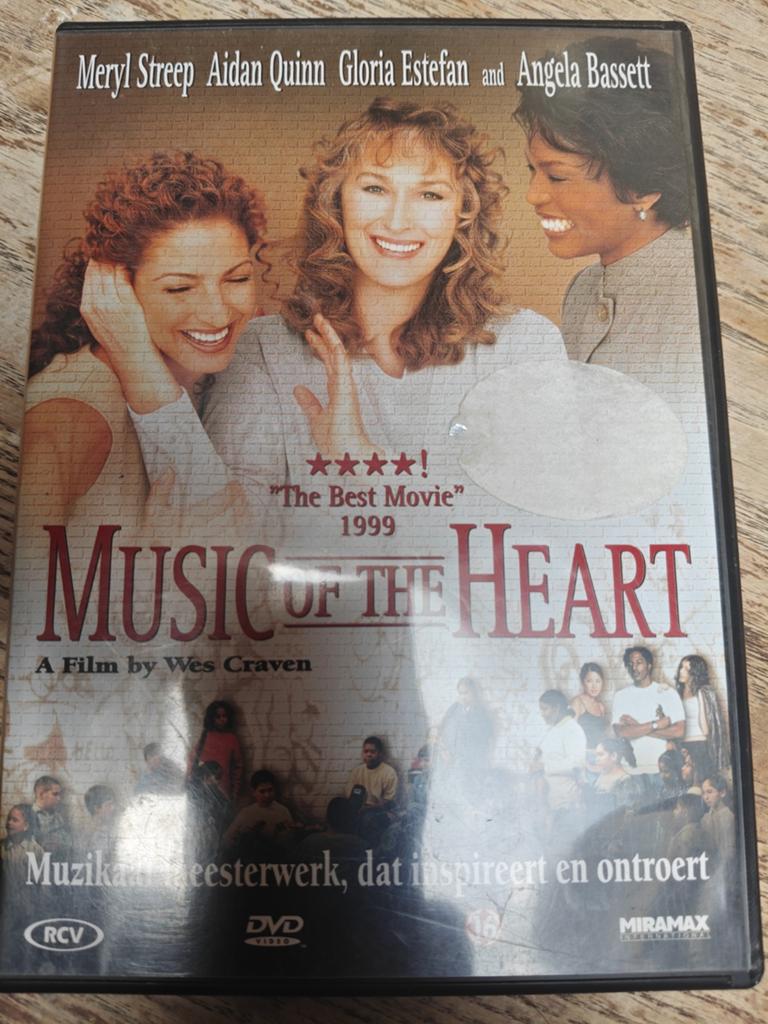 Music of the heart, CD & DVD, DVD | Drame, À partir de 16 ans, Enlèvement, Comme neuf, Drame historique