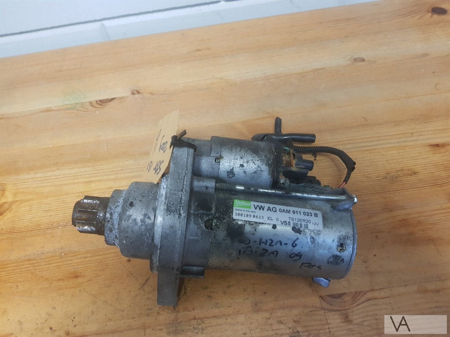 Startmotor VW Golf 5 6 Polo 6R Passat Seat Ibiza Leon Audi A, Gebruikt, -, -, Ophalen of Verzenden