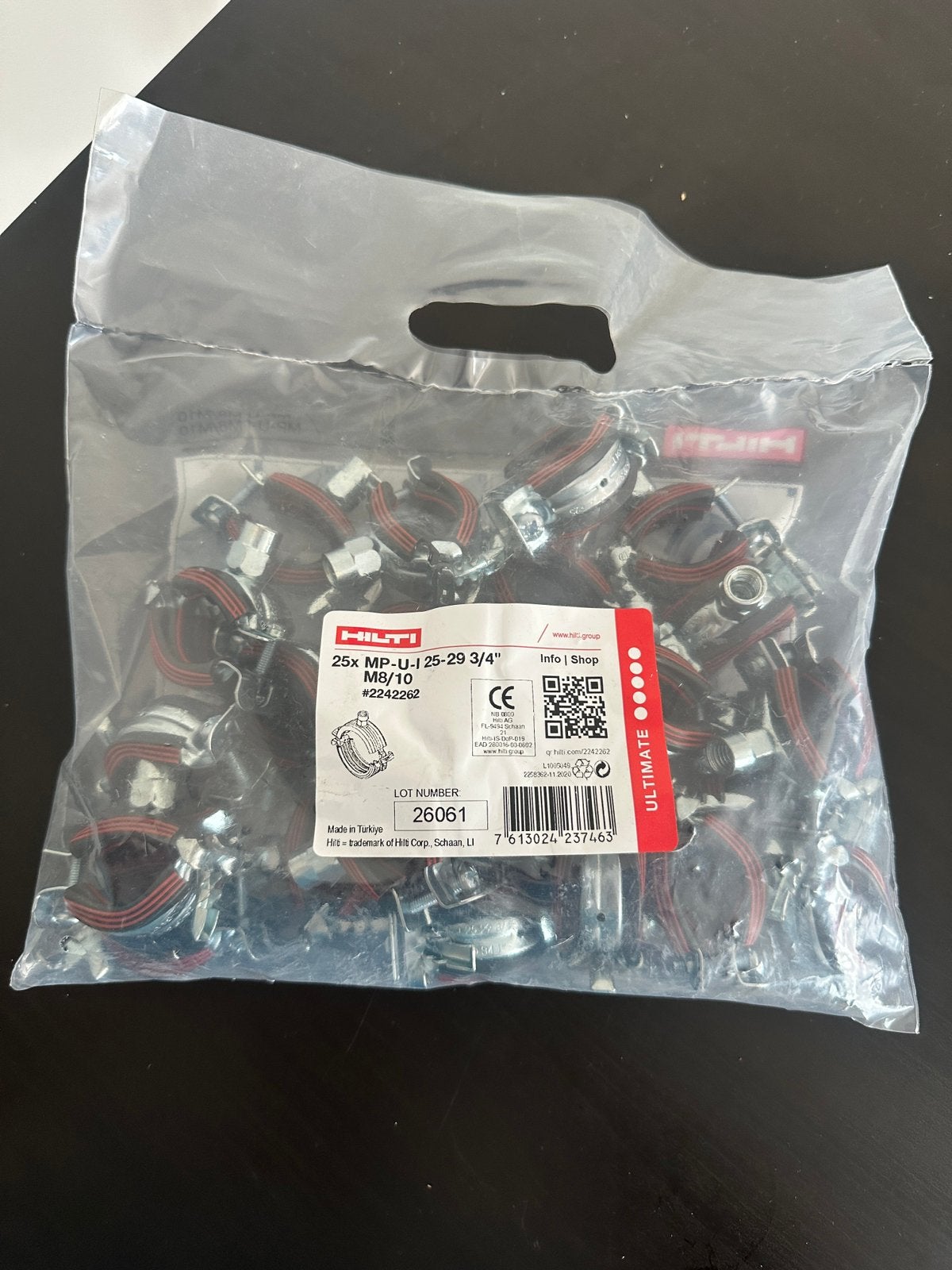 Hilti MP-U-I 25-29 3/4" (25 pièces/pièces) - Neuf/Nouveau, Bricolage & Construction, Enlèvement ou Envoi