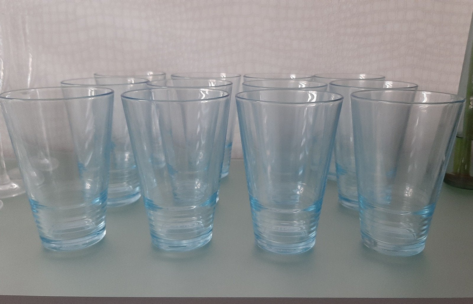12 grands verres bleu clair ikea Vanlig non utilisés, Neuf, Verre ou Verres, Vintage, IKEA