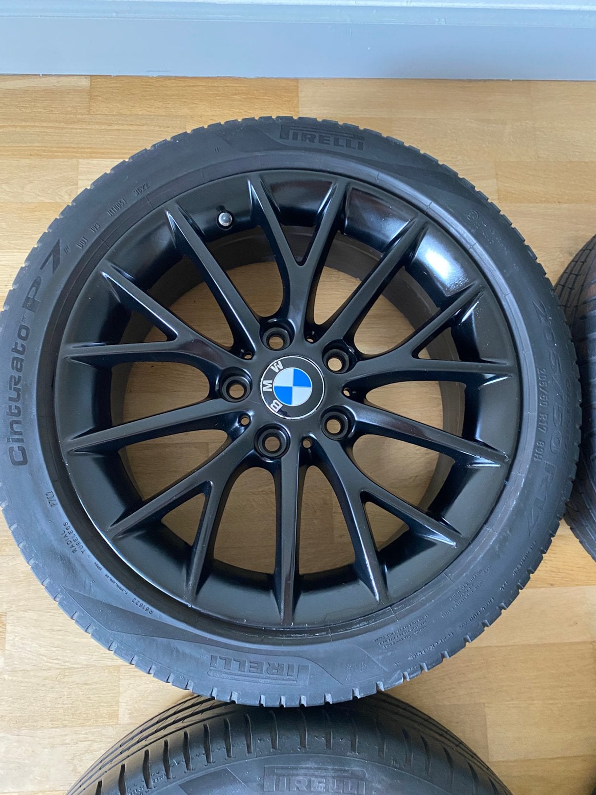 Jantes Noires BMW 17’, Ophalen, Gebruikt, Banden en Velgen, 17 inch