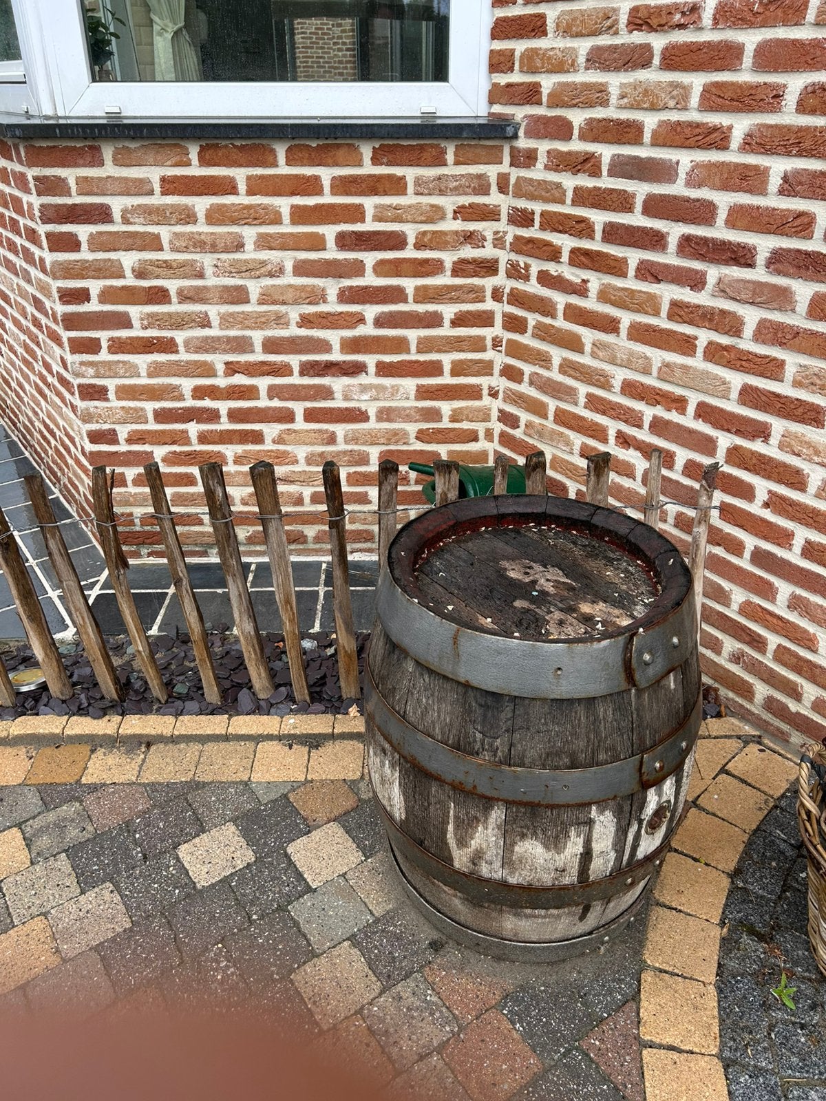 Houten wijnvat, Ophalen, Zo goed als nieuw
