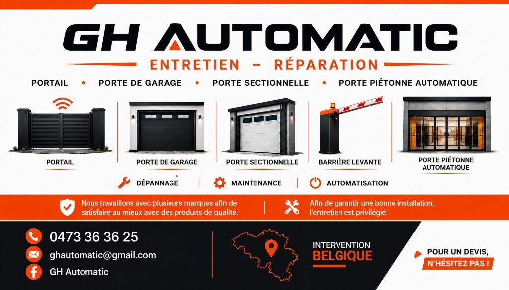 MOTORISATION DE PORTES & PORTAILS, Bricolage & Construction, Enlèvement ou Envoi, Comme neuf