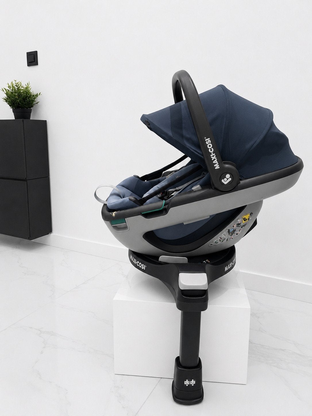 Draai Maxi Cosi Coral 360 + FamilyFix 360 Isofix (Np =580€), Kinderen en Baby's, Autostoeltjes, Zo goed als nieuw, Maxi-Cosi, Isofix