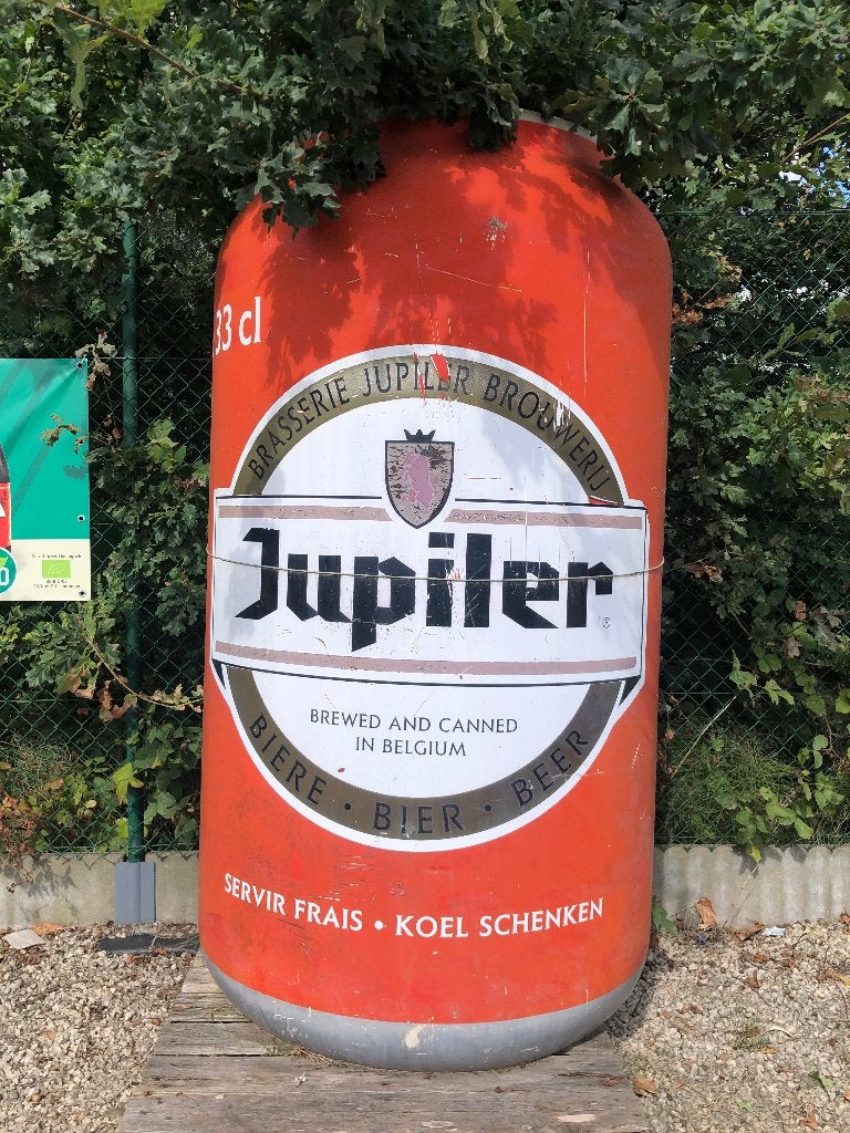 jupiler blik, Collections, Marques de bière, Enlèvement, Utilisé, Autres types, Jupiler