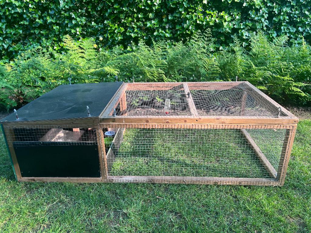 Hok voor knaagdieren + toebehoren, Dieren en Toebehoren, Konijn, Hok, Ophalen, Minder dan 60 cm