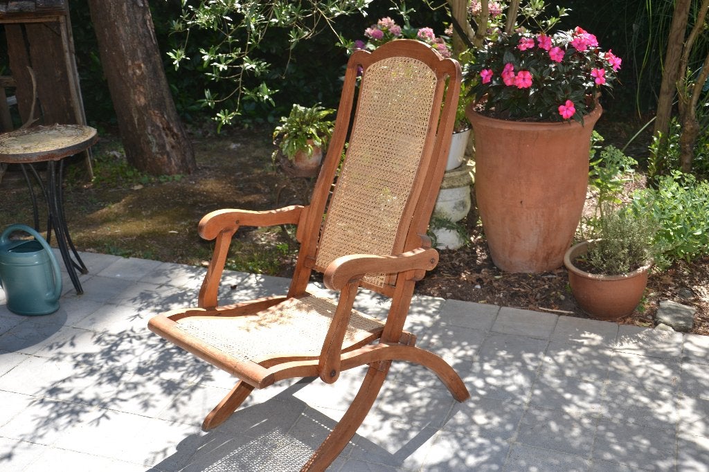 chaise pliante en osier antique, Enlèvement