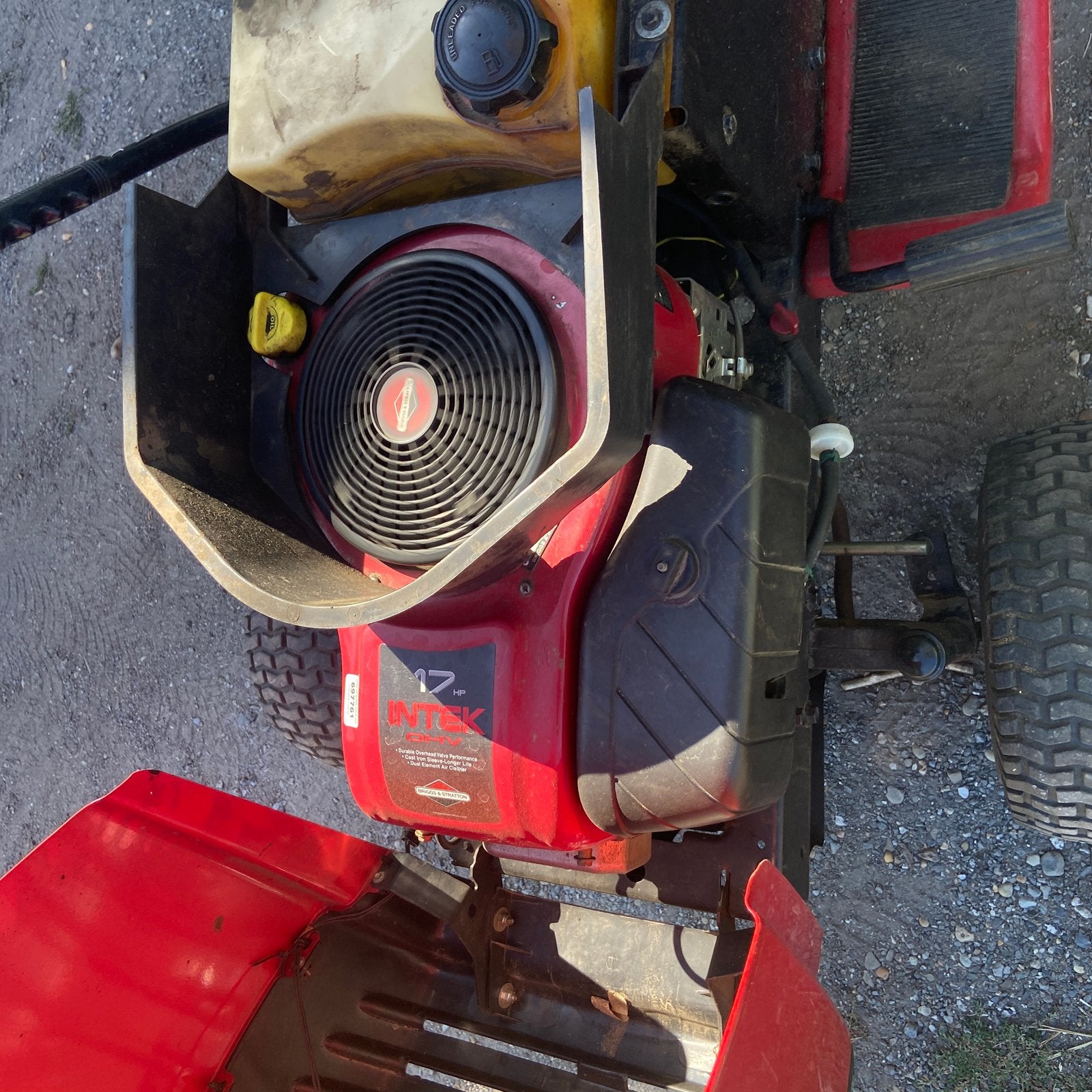 Briggs and Stratton intek 17 hp motor voor onderdelen of opm, Tuin en Terras, Ophalen, Zo goed als nieuw