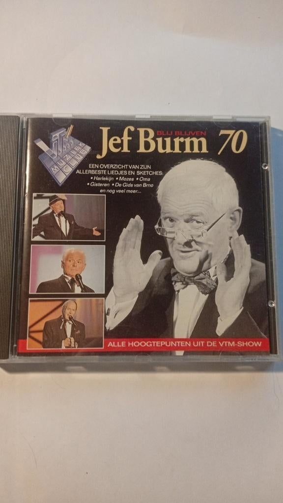Jef Burm 70 - Blij Blijven, Cd's en Dvd's, Cd's | Pop, Gebruikt, Ophalen of Verzenden