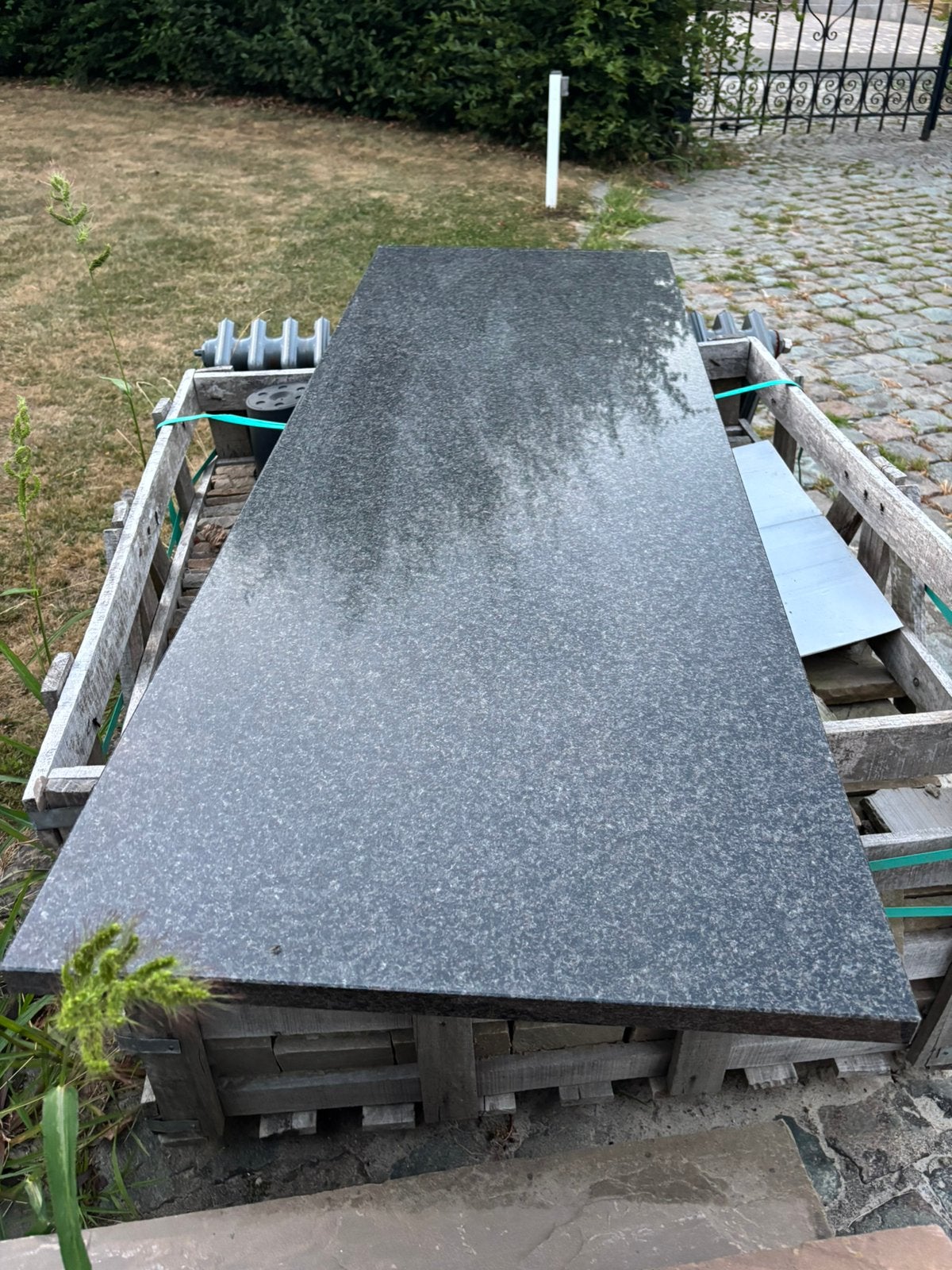 Werkblad keuken arduin 183x63x3, Ophalen, Zo goed als nieuw