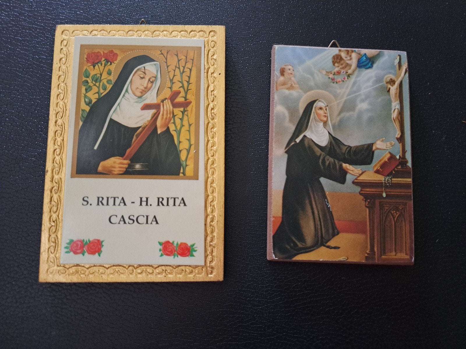 2 petits cadres de Sainte Rita, Enlèvement ou Envoi