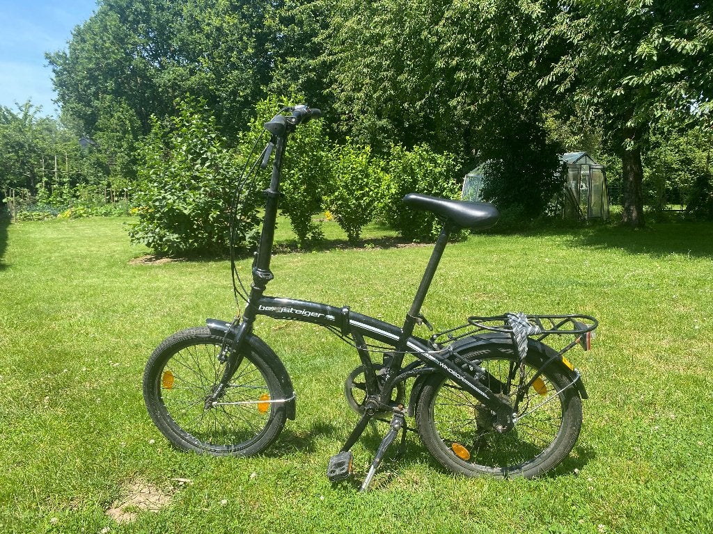 Vouwfiets Bergsteiger Windsor zwart, Autres marques, Vitesses, Frein sur jante, Enlèvement
