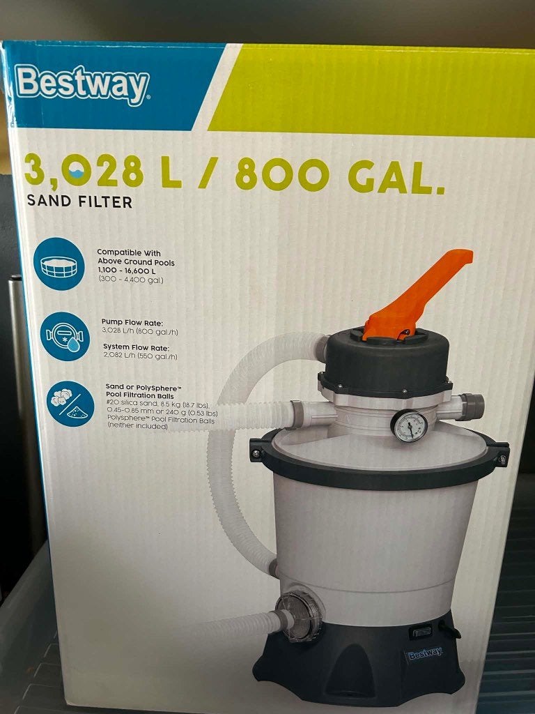 Zandfilter, Ophalen, Zo goed als nieuw, Filter