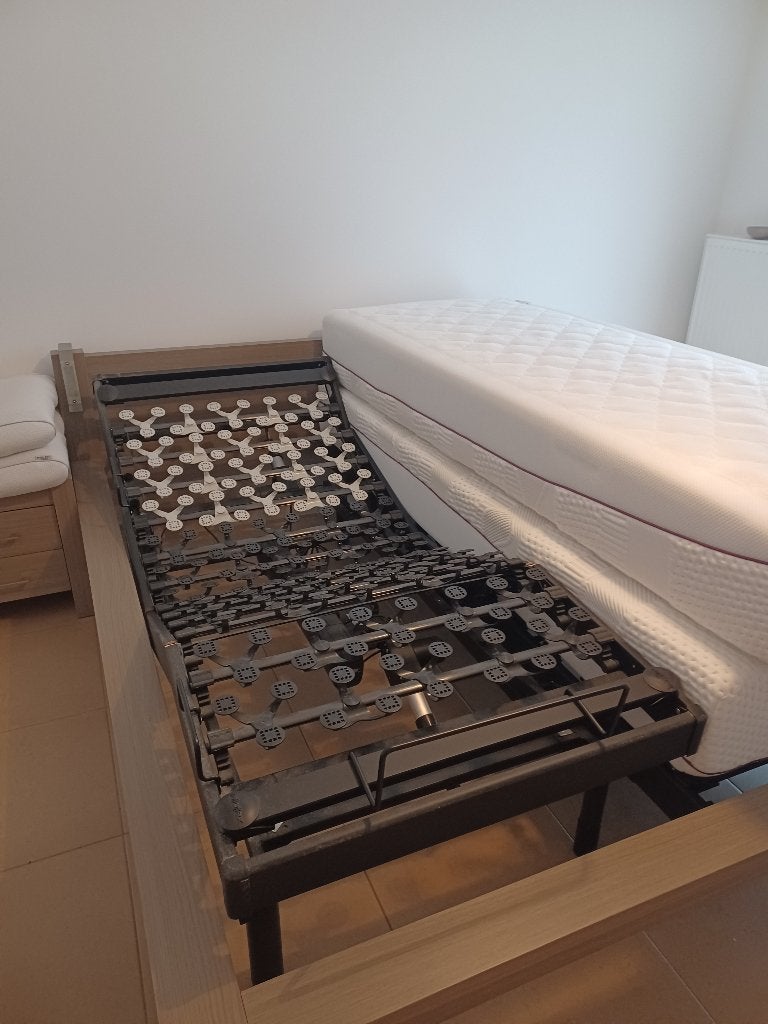 Bedbodem voor tweepersoonsbed (2 stuks van 80x200), Maison & Meubles, Chambre à coucher | Matelas & Sommiers, Comme neuf, Enlèvement