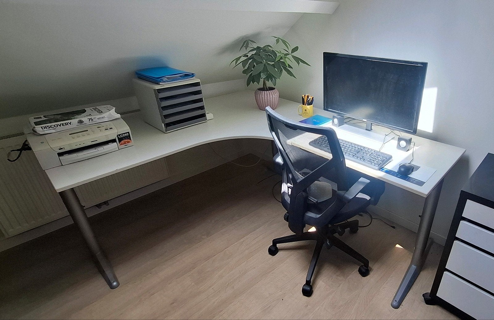 Hoekbureau 200x160, Enlèvement, Bureau d'angle