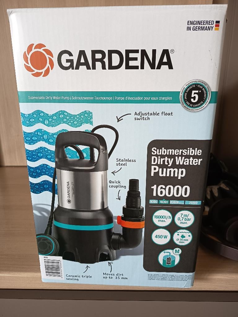 Vuilwaterpomp, Tuin en Terras, Waterpompen, Ophalen, Nieuw, Elektrisch, Dompelpomp