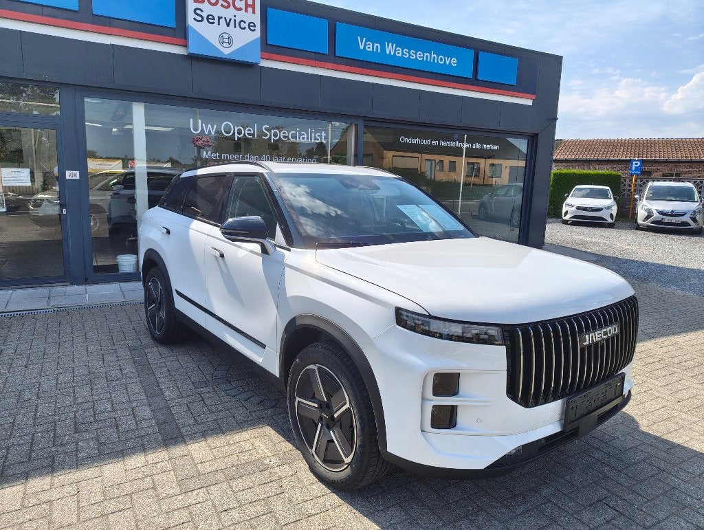 Jaecoo J7 ex-directiewagen, 4800 km wit, bouwjaar 03/2026, Autos, Autos Autre, Cuir, Achat, Euro 6, Entretenue par le concessionnaire