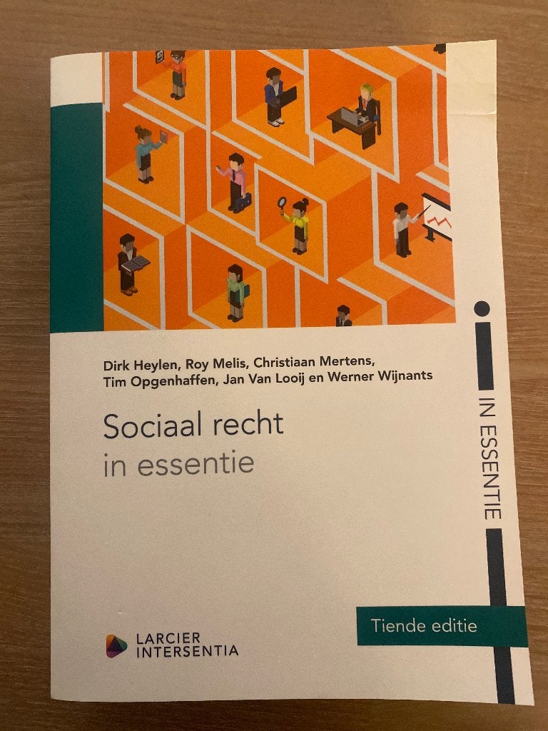 Handboek Sociaal recht in essentie, Boeken, Ophalen, Zo goed als nieuw, Hogeschool, Larcier Intersentia