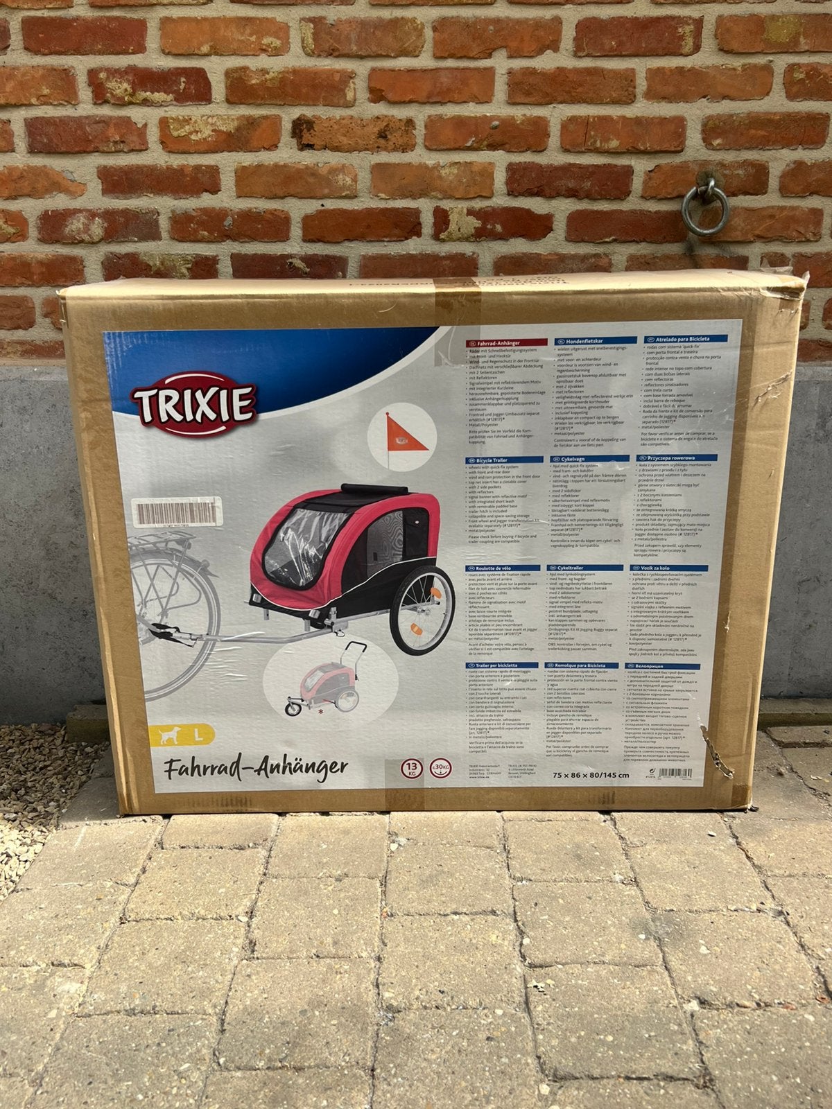 Hondenfietskar, Fietsen en Brommers, Ophalen, Nieuw, Hondenkar, 20 tot 40 kg