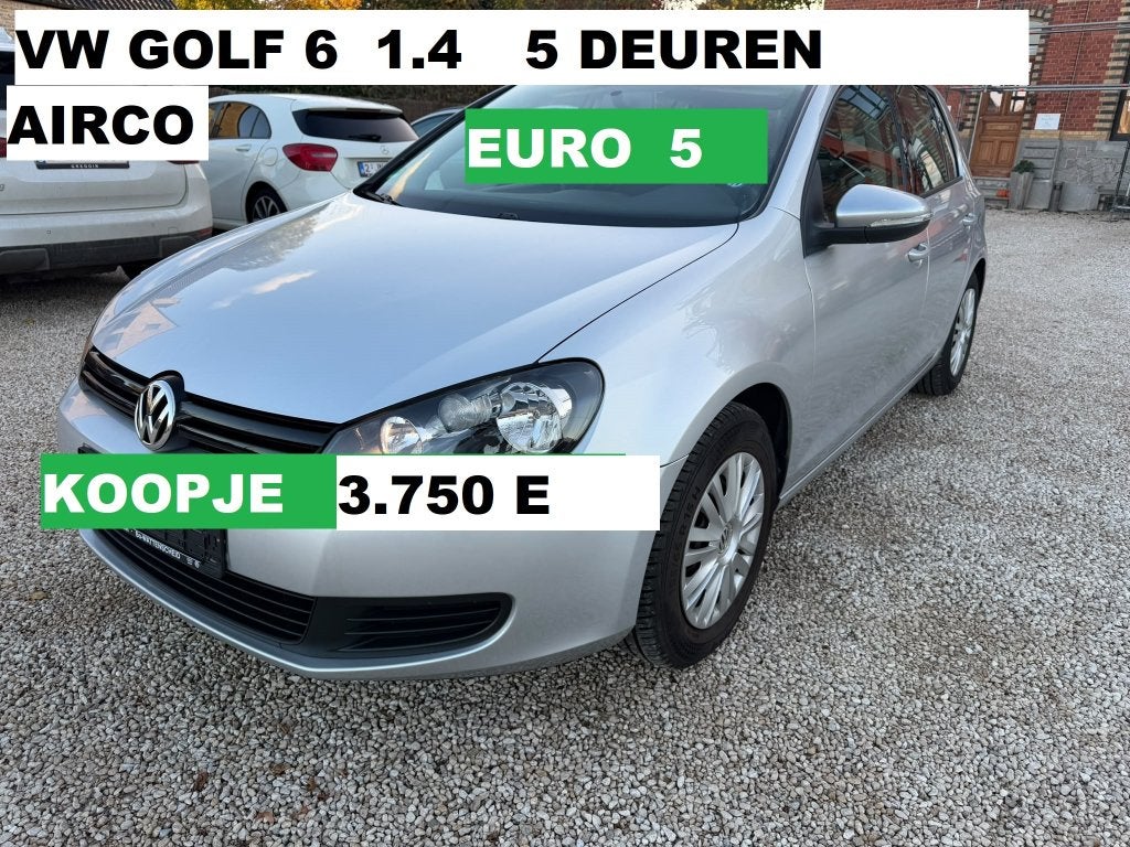 VW  GOLF 6  1.4 BENZINE  EURO 5  DEUREN   5  AIRCO, Euro 5, Achat, Entreprise, 5 portes