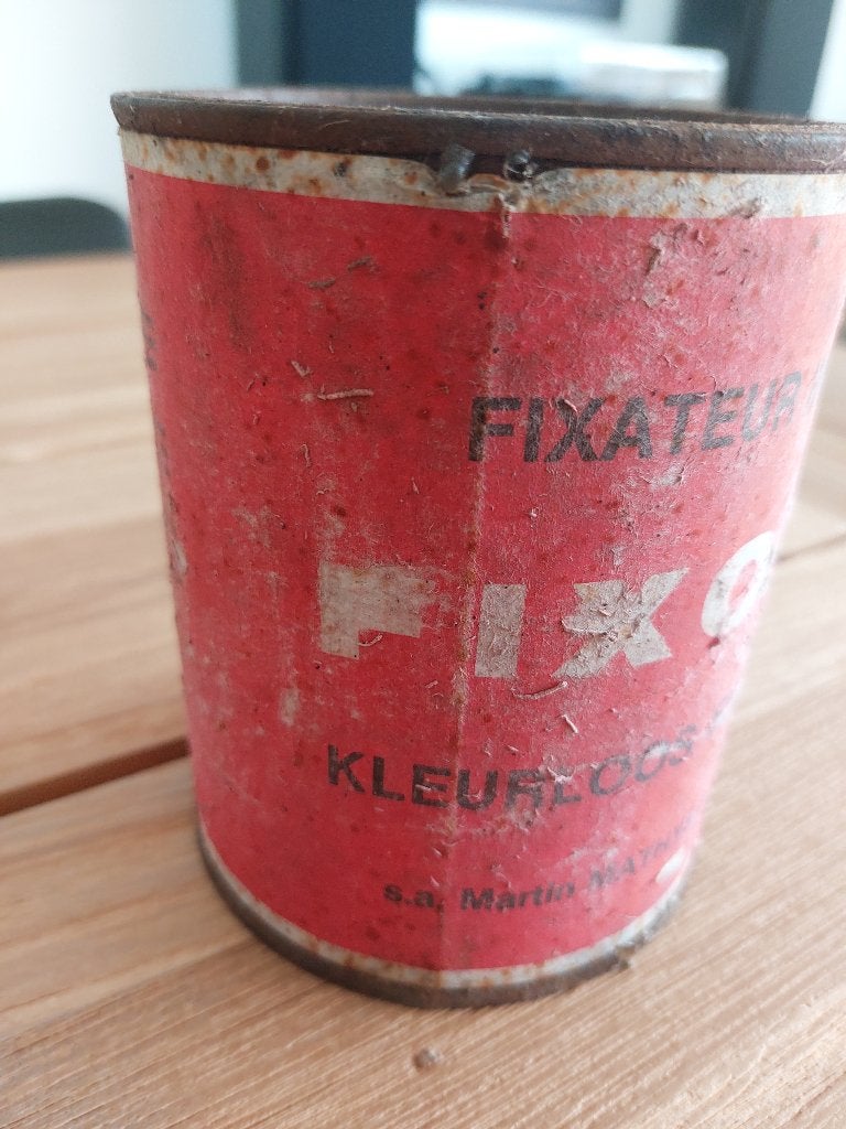 Fixonal - vintage blik, Verzamelen, Ophalen