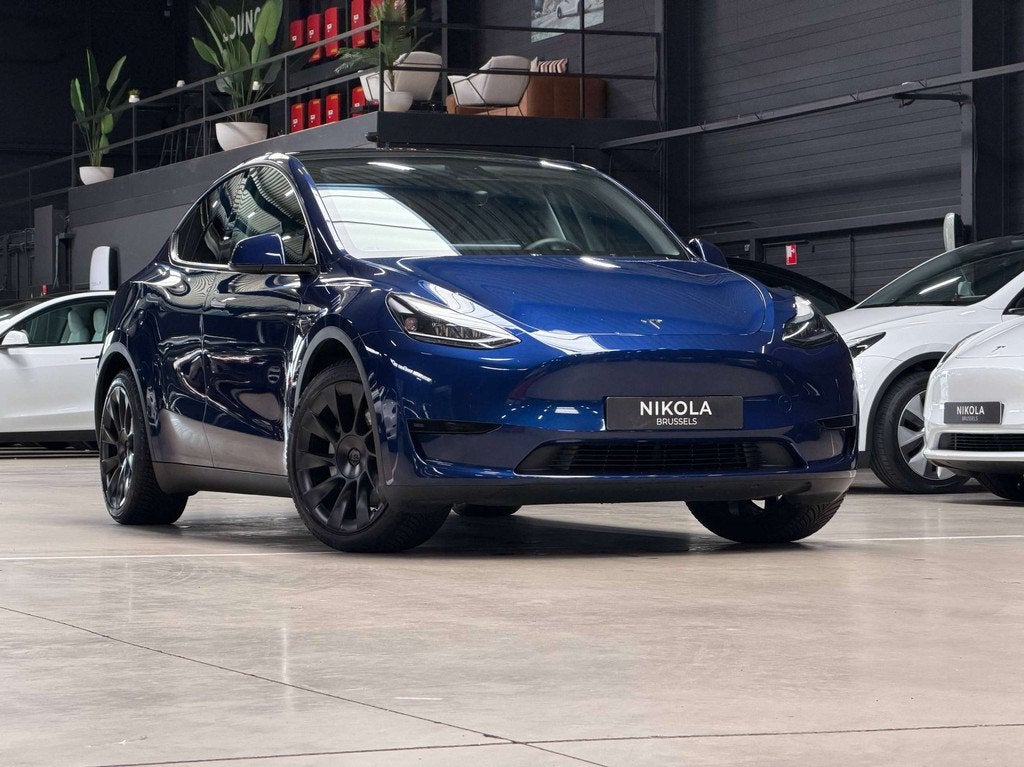 Tesla Model Y REAR WHEEL DRIVE - HIGHWAY AUTOPILOT - 20 INCH, Auto's, Tesla, Bedrijf, Te koop, Model Y, ABS, Adaptieve lichten