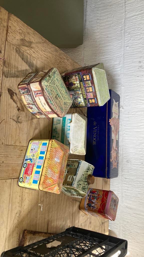 Set Antieke doosjes, Ophalen