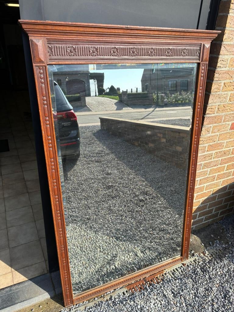 Grote spiegel, Huis en Inrichting, Woonaccessoires | Spiegels, Ophalen, Gebruikt, 75 tot 100 cm, 150 tot 200 cm