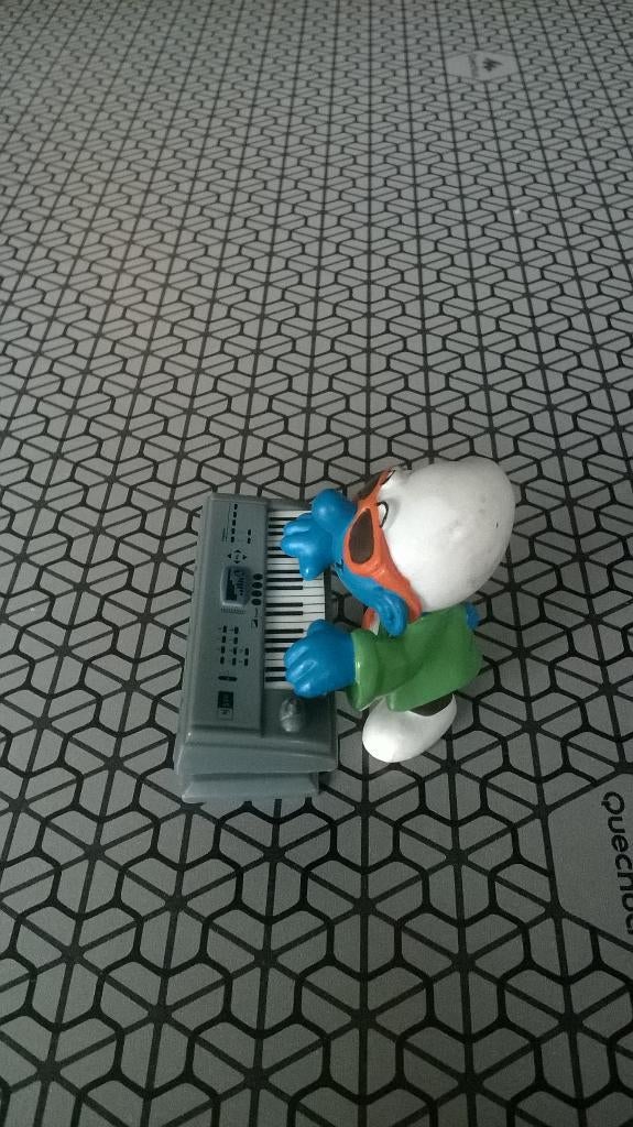 Supersmurf Keyboardspler 4.0250, Ophalen of Verzenden, Gebruikt, Muzieksmurf, Poppetje, Figuurtje of Knuffel