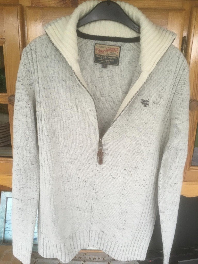 Gilet (cardigan) beige très clair Petrol Industries, Enlèvement ou Envoi, Neuf, Taille 48/50 (M)