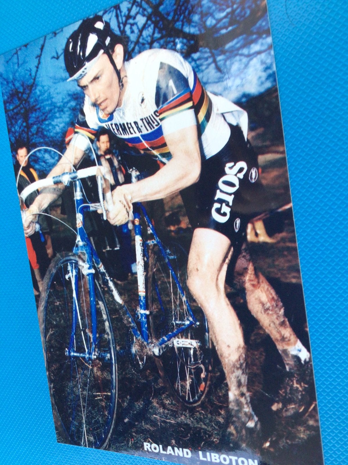 Wielerfoto team gios torino roland liboton, Enlèvement ou Envoi